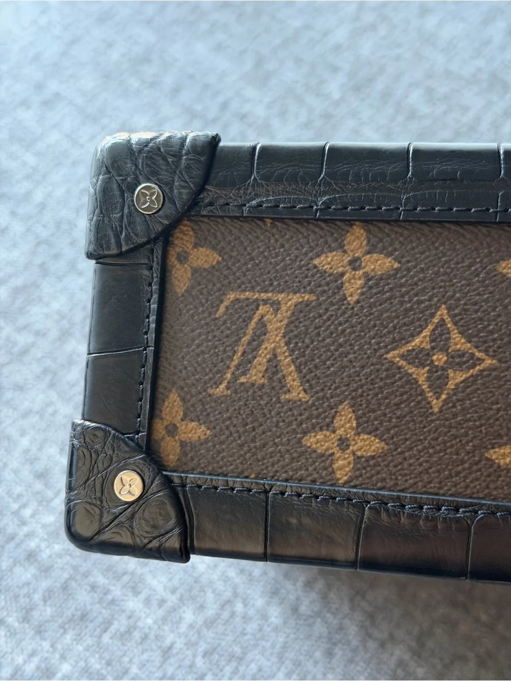 Louis Vuitton Monogram Leather Trunk Crossbody Bag
